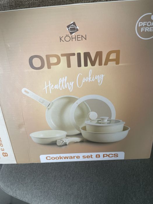 Новий набір сковорід та каструль німецької якості