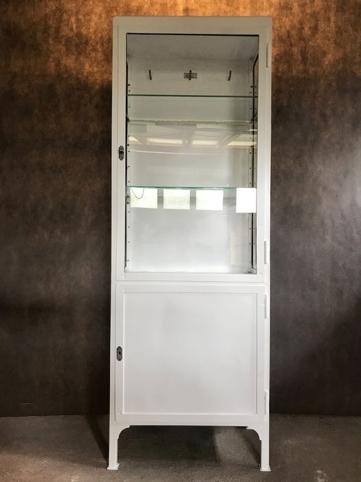 Szafka medyczna LOFT witryna Industrialna szafa lekarska