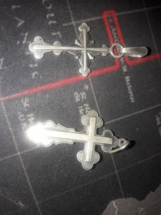 Хрест срібний гаргий