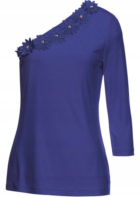 B.P.C bluzka na jedno ramię szafirowa r.48/50
