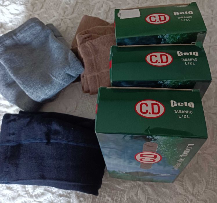 Collants Homem s/ Pé - malha macia canelada