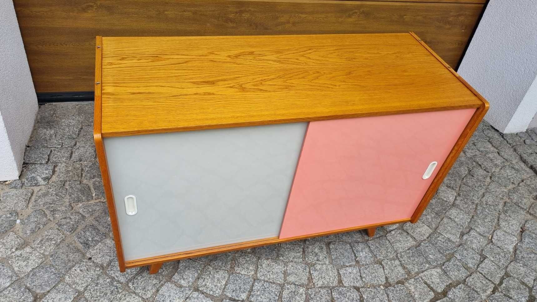 Komoda Vintage Design PRL U-452 Jiroutek lata 60 Czechosłowacja