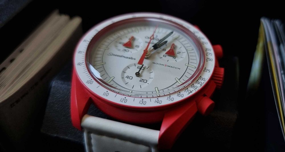 OMEGA x Swatch MoonSwatch Mission to Mars – jak nowy + paragon