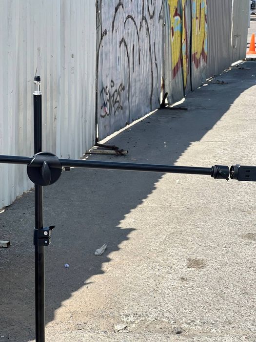 Штатив 2.05м + система журавль +пульт + кільцева лампа журавель