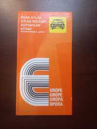 Atlas Samochodowy Europy z 1991 roku