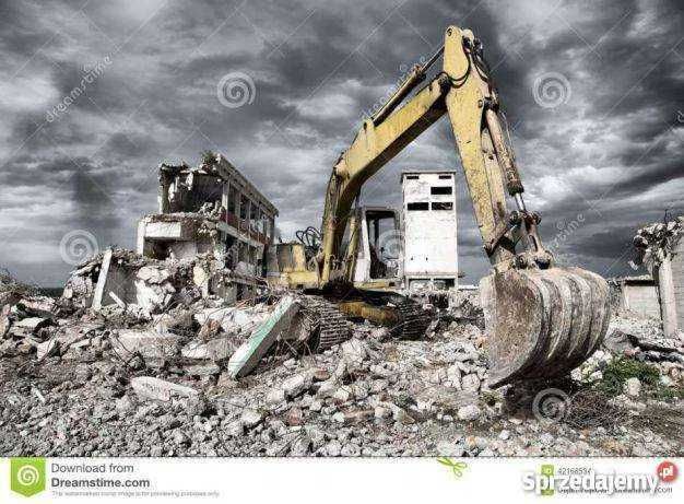 Wyburzenia , rozbiórki roboty ziemne
