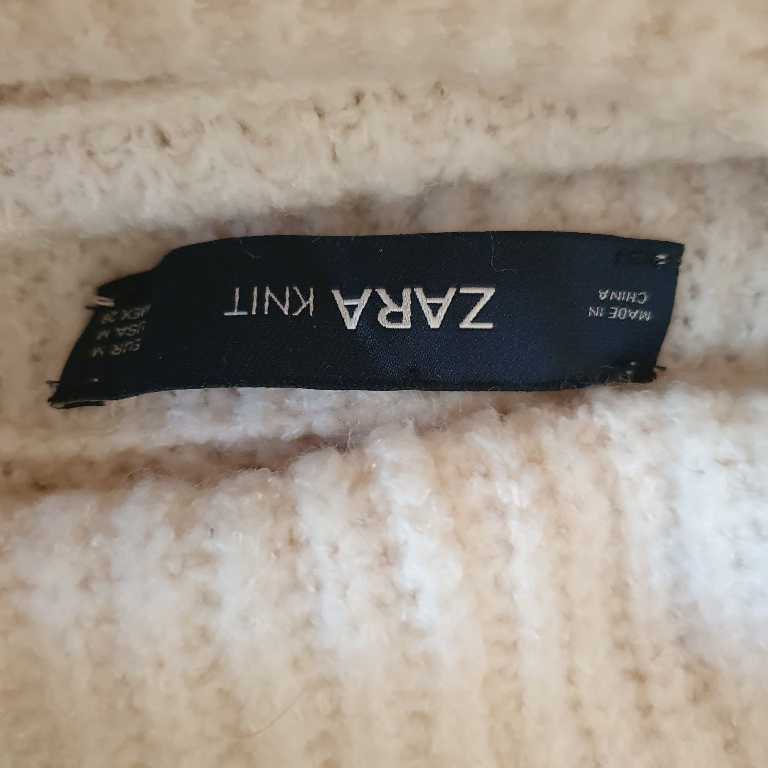 Sweter Zara rozmiar M oversize