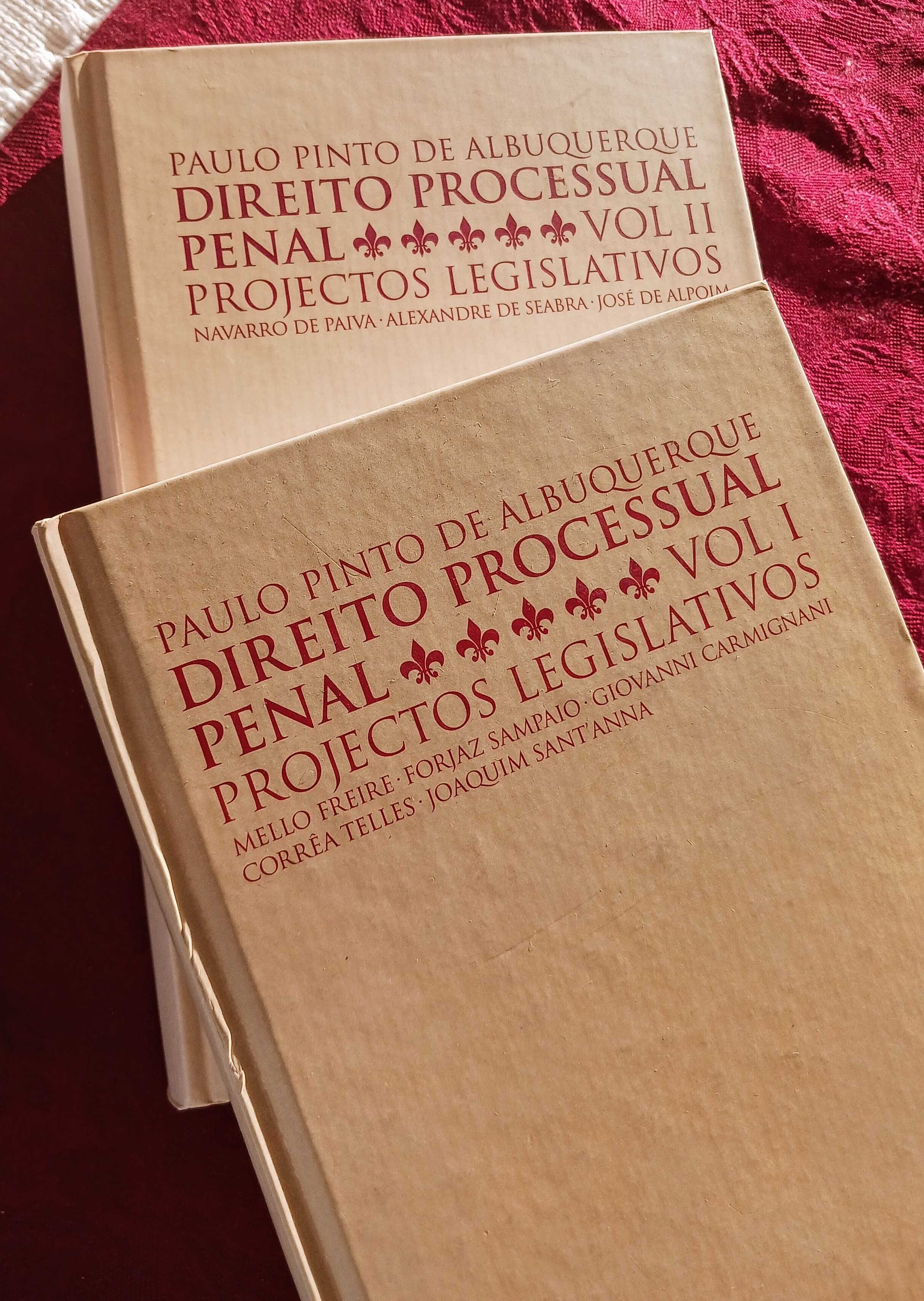 Direito Processual Penal Projectos Legislativos, Vol. I e II, Paulo Al