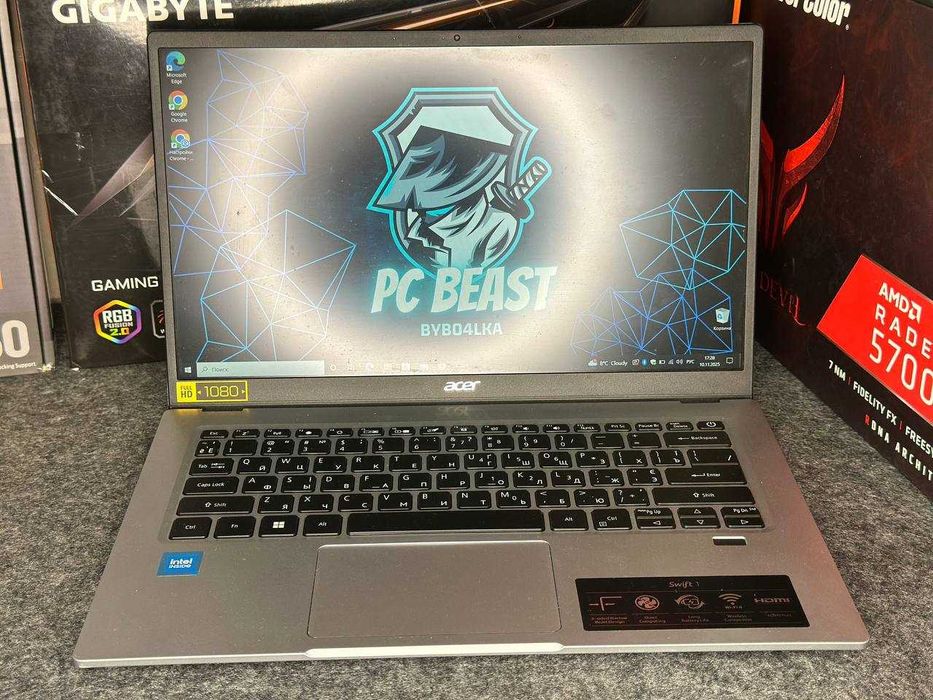 Acer Swift 14" | 8GB/128GB SSD | Celeron N4500 | Тонкий, Гарантія!