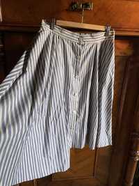 Spódnica plisowana bawełniana Zara M