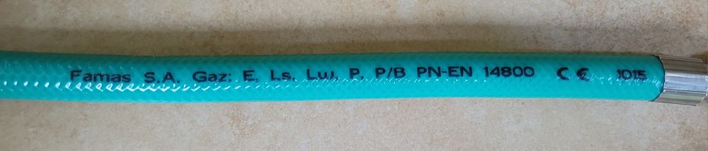 Wąż do gazu firmy Famas