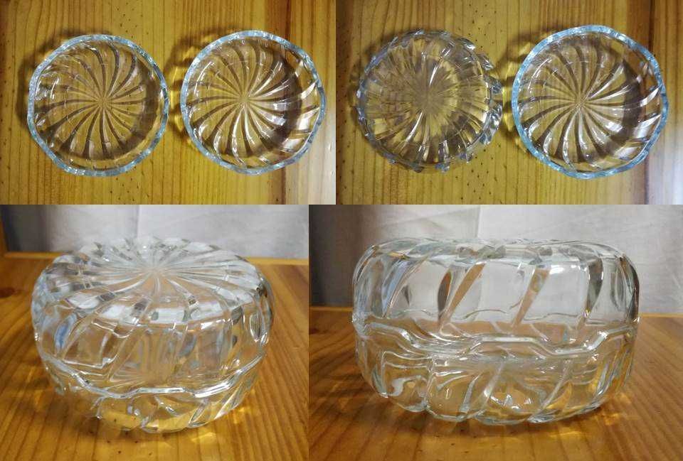 3 Caixas de cristal multiusos