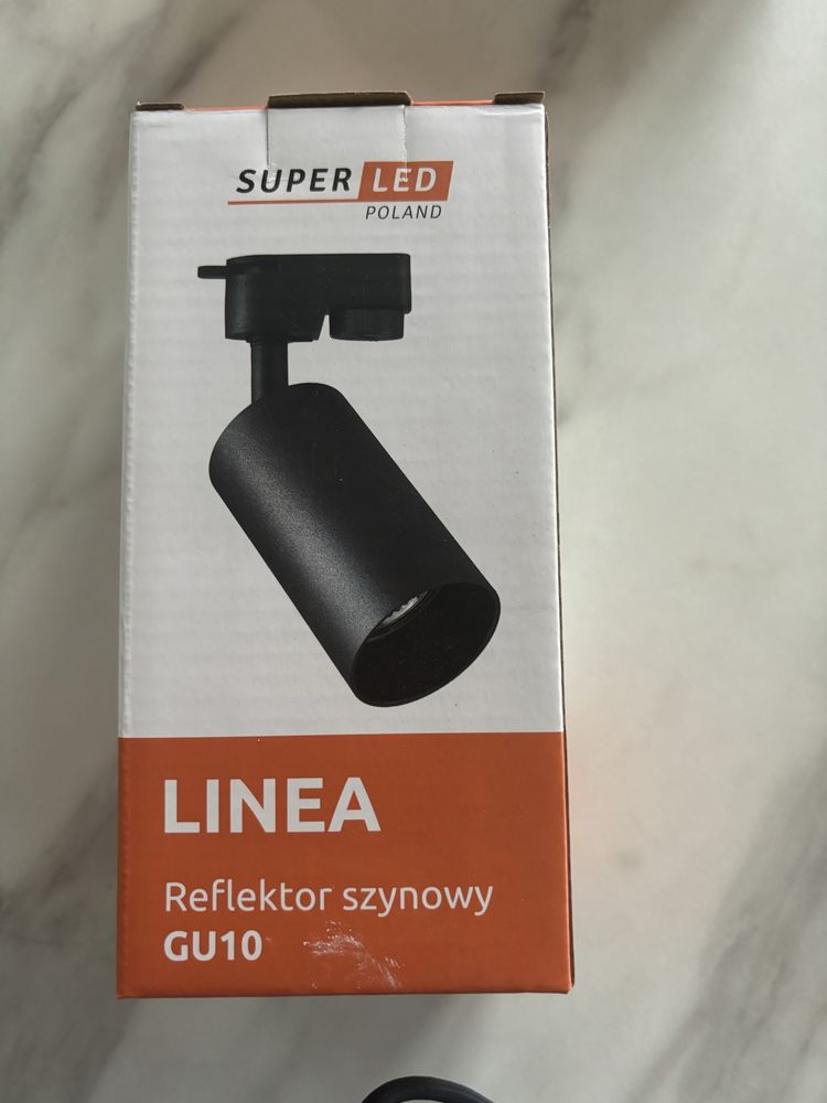 Reflektor szynowy czarny Linei gu10