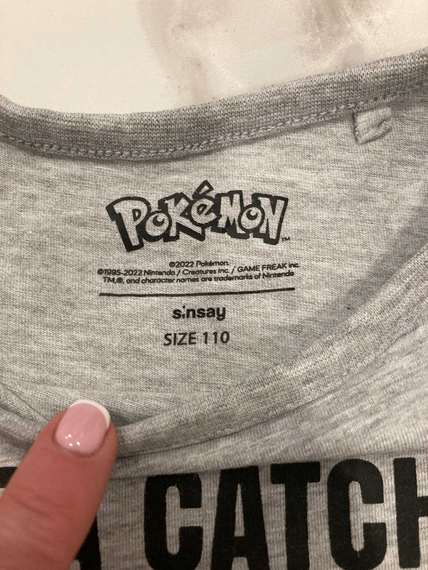 POKEMON Koszulki z Sinsay 104 i 110+kostka rubika POKEMON