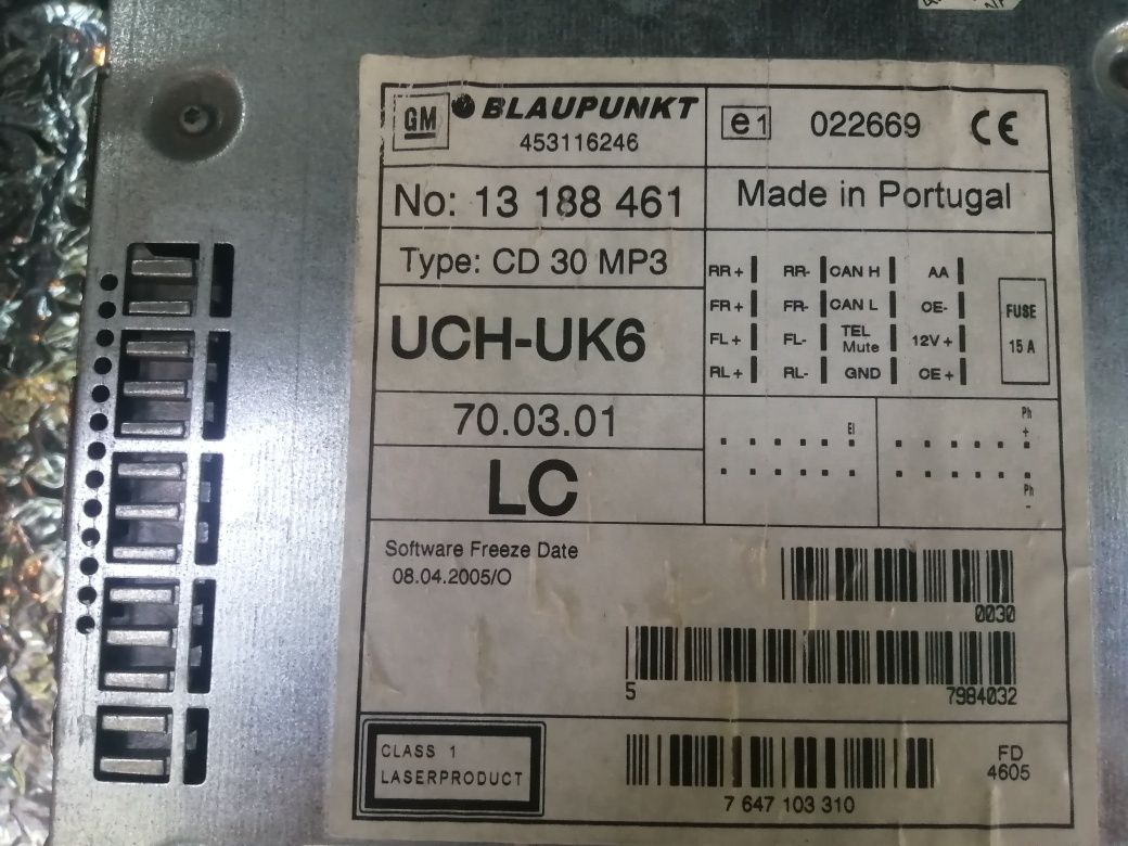Opel Astra H Cd30 Mp3