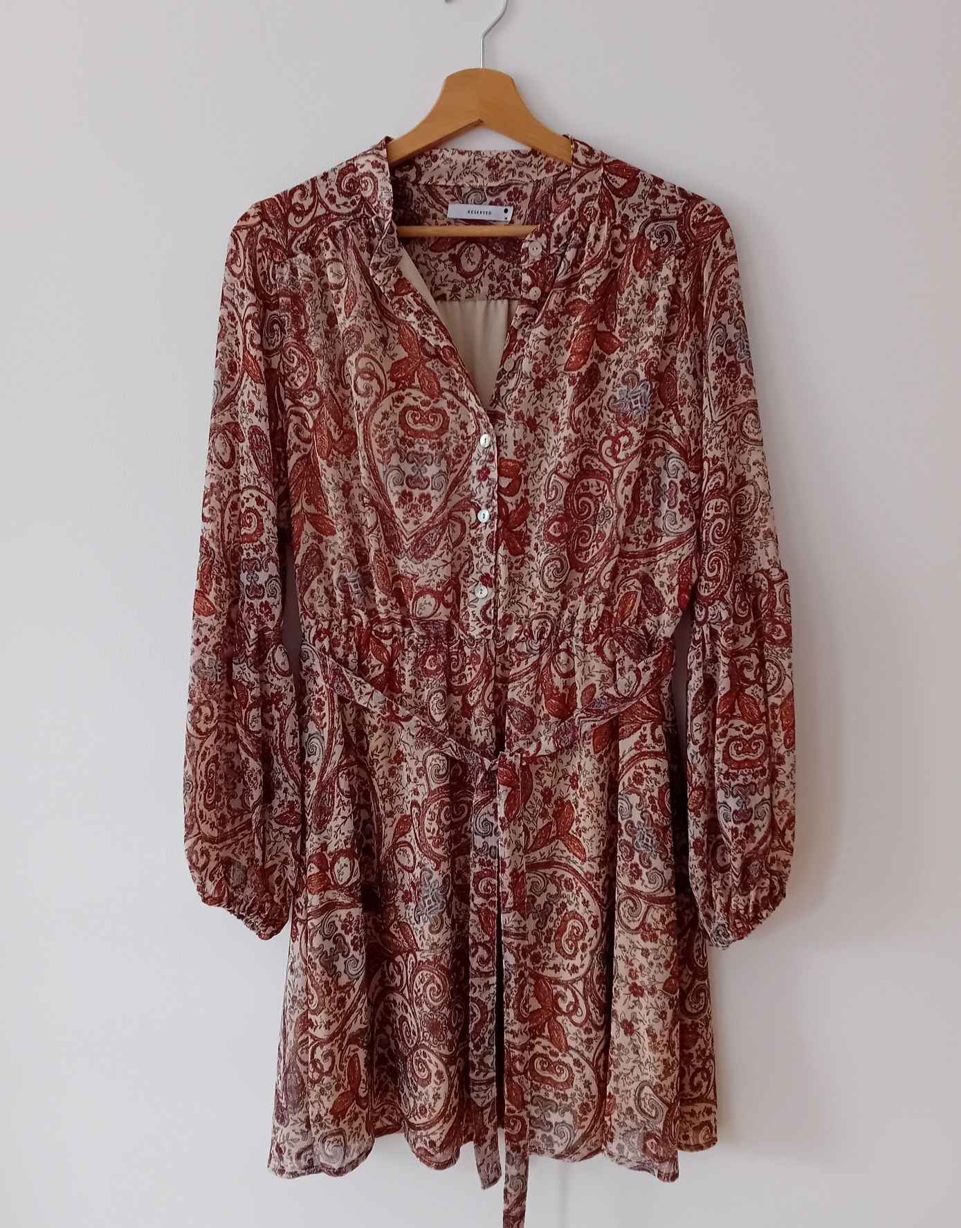 Reserved sukienka wzorzysta print 38 M
