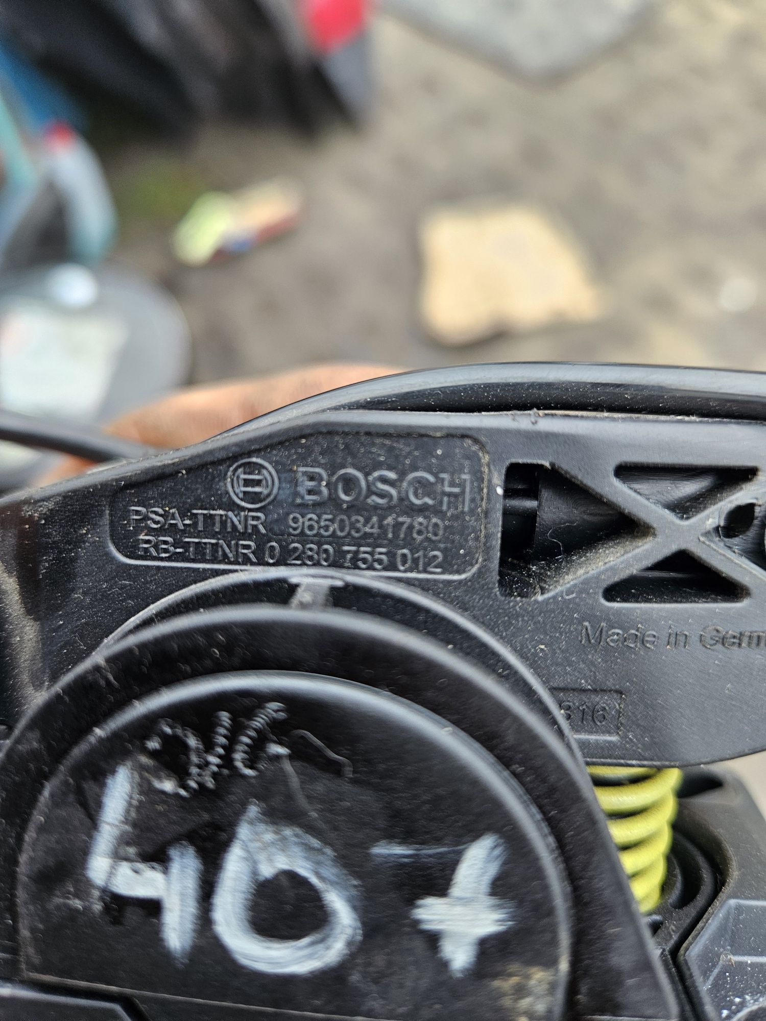 Potencjometr gazu Peugeot 407 2.0Hdi