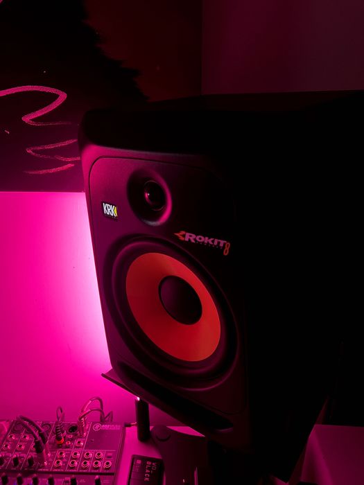 Студійні монітори KRK Rockit 8 + Gator Frameworks підставки
