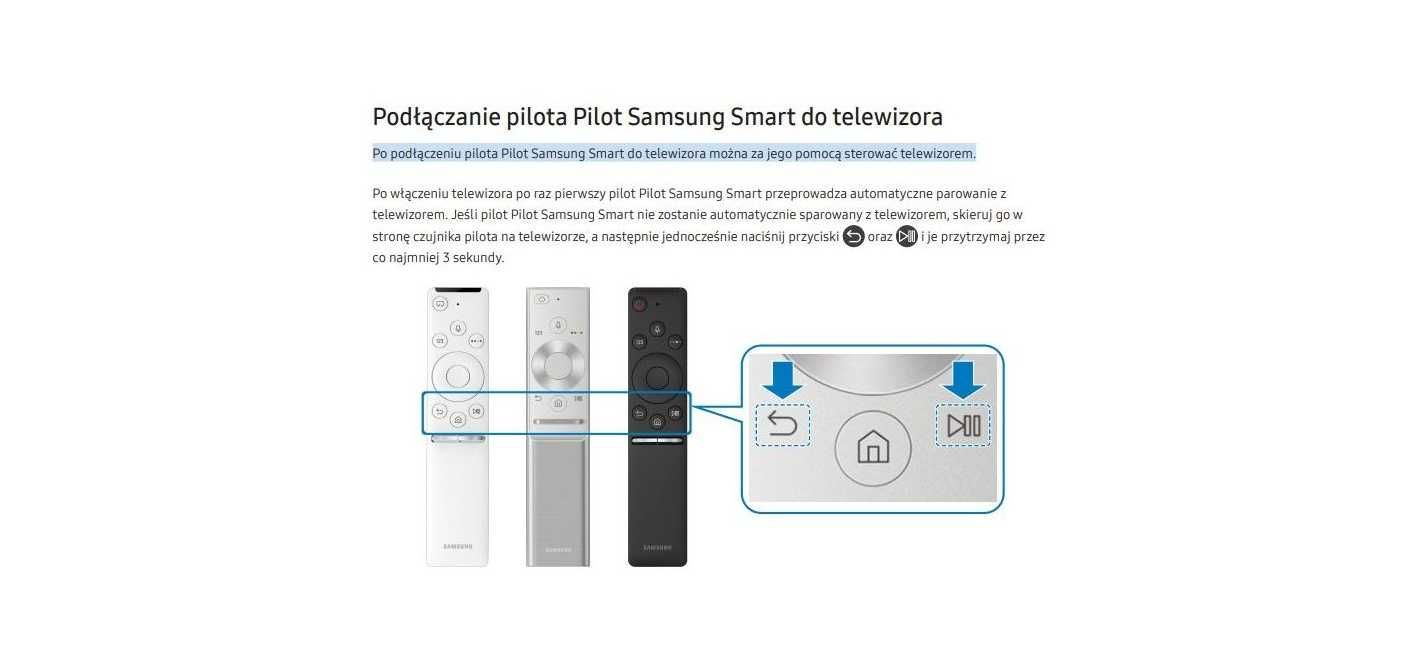 Pilot solarny Samsung Smart BN59- 01385M