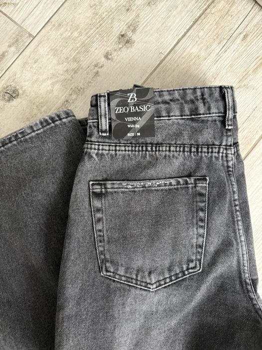 Сірі джинси прямого крою розмір  36