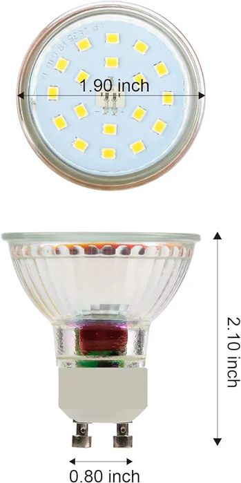 żarówki LED, 5 W zamiennik dla punktu halogenowego 600 lm naturalna bi