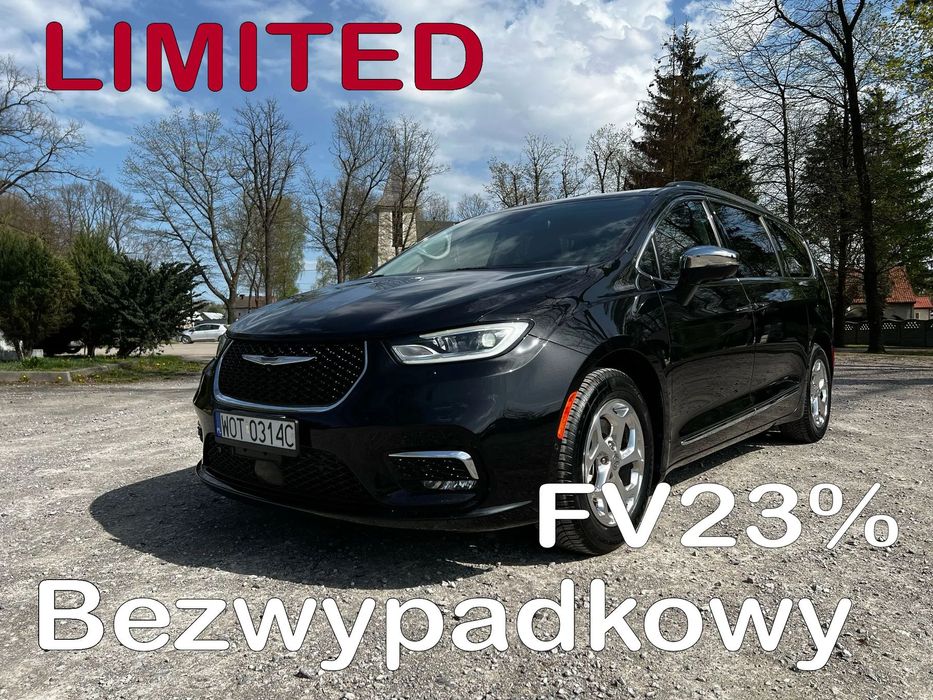 Chrysler Pacifica Limited, bezwypadkowy, Faktura VAT 23%, możliwy leasing