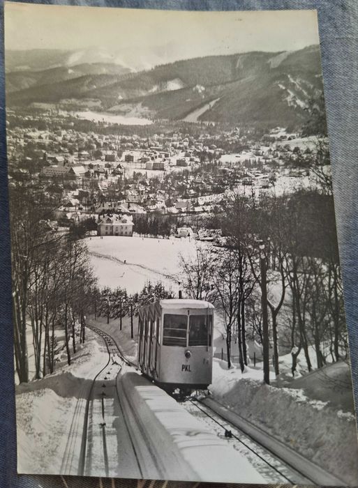 Pocztówka Zakopane kolejka na Gubałówkę Tatry PKL 1976