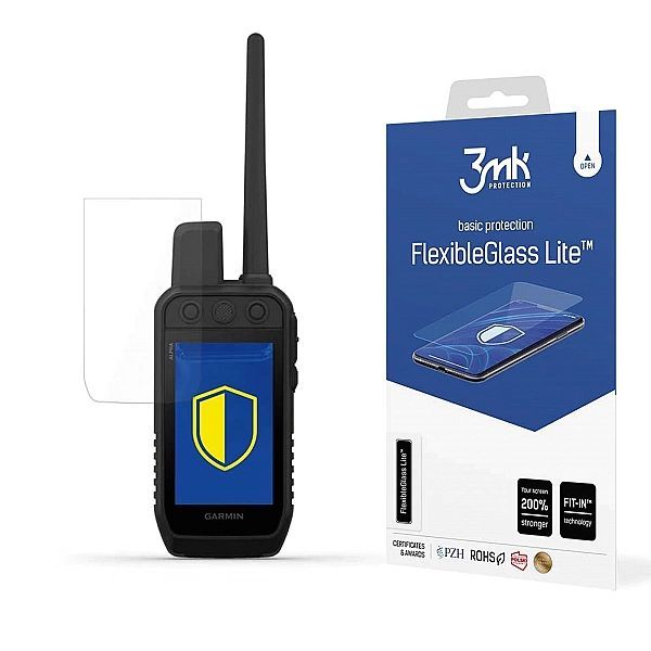 Szkło hybrydowe 3mk FlexibleGlass Lite™ na Garmin Alpha 300k