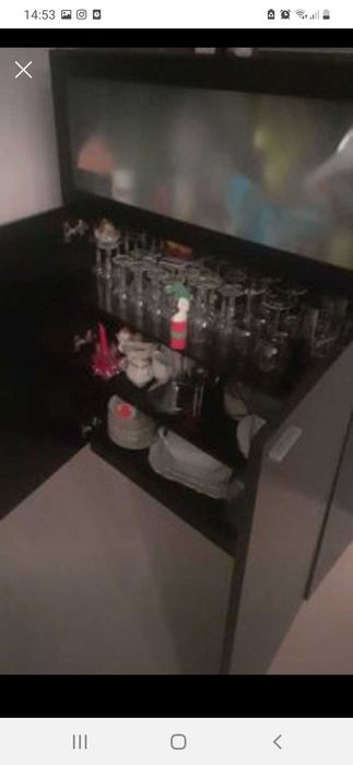 Moveis de tv e aparador em wengue