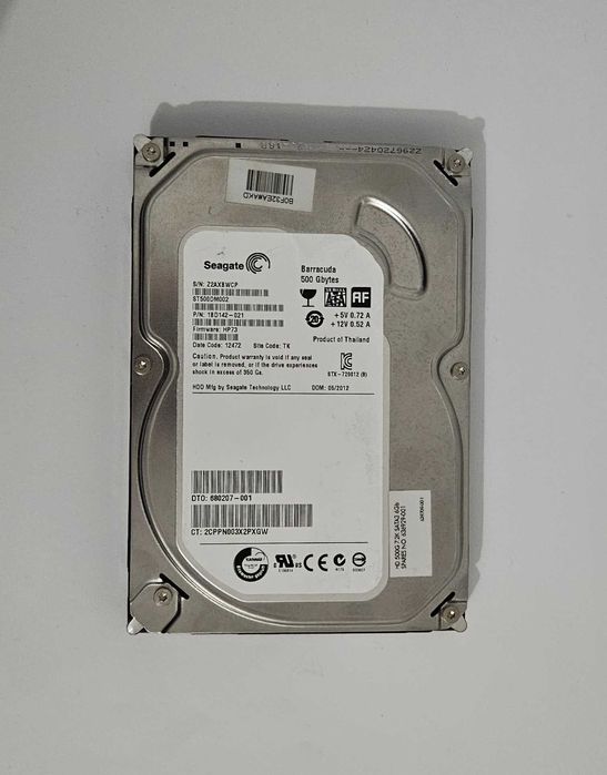 Dysk twardy HDD Seagate Barracuda 500GB 0,5TB sata 3 III + kabel sata