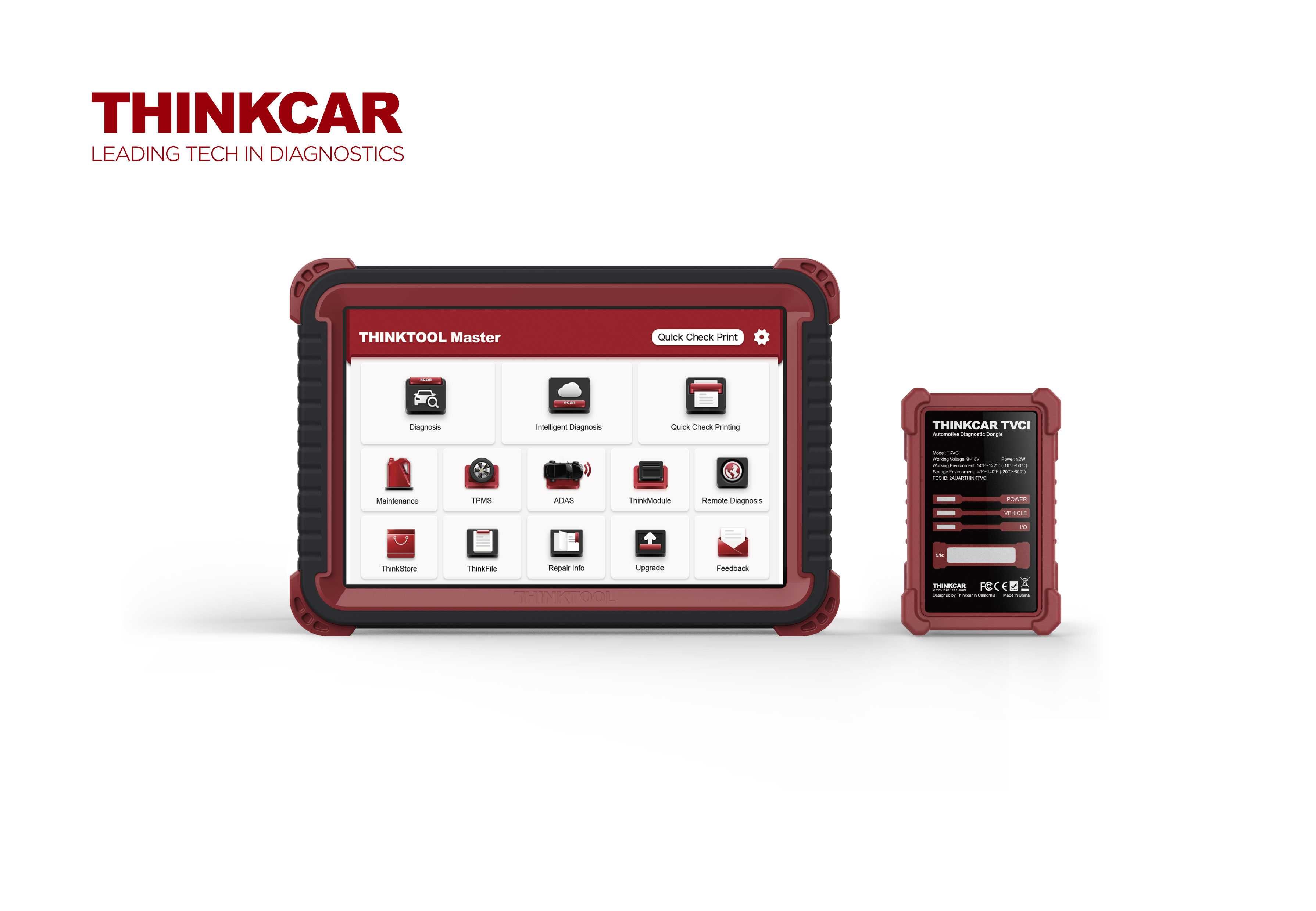 THINKCAR/THINKTOOL Euro MASTER 2TVCI CanFD 10"PL2 lata update (X431*)