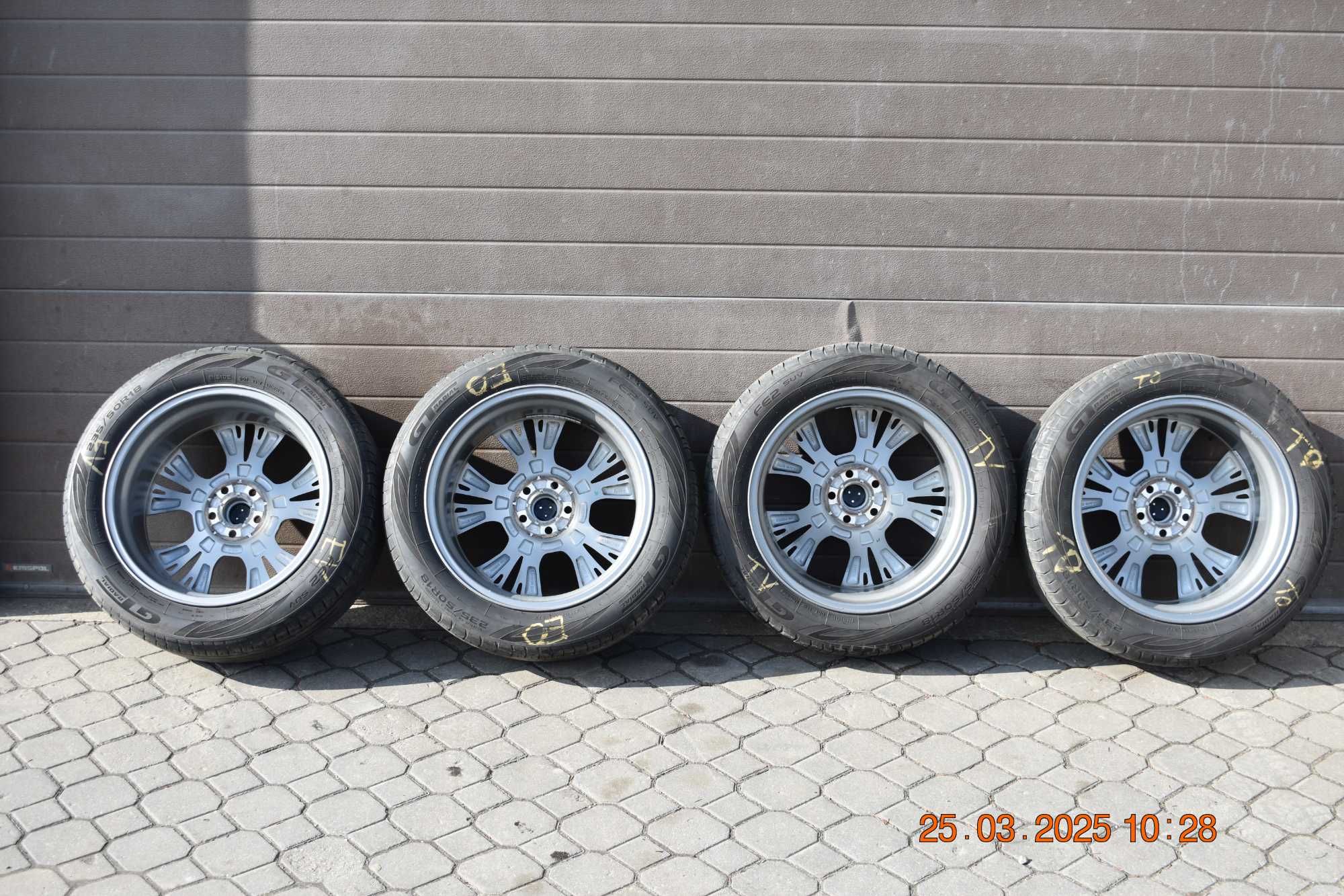 Ford S-max koła felgi aluminiowe opony HM2J-A1B 7.5Jx18H2 LATO