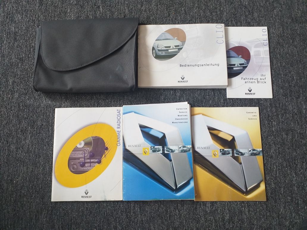 Książka serwisowa renault clio
