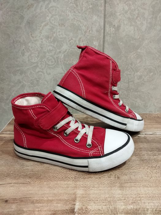 Кеди H&M 29-30 р. червоні кеды кросівки