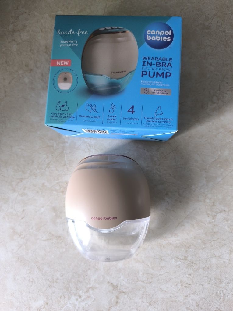 Laktator CANPOL BABIES Hands-free, Bezprzewodowy, cichy, lekki 
›
Lakt