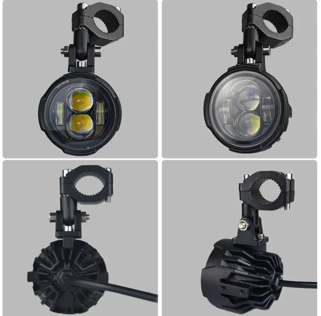 Дополнительные Led фары для мотоциклов.