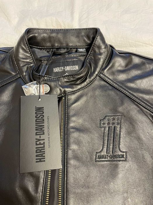 Oryginalna Harley-Davidson kurtka skórzana męska Nowa