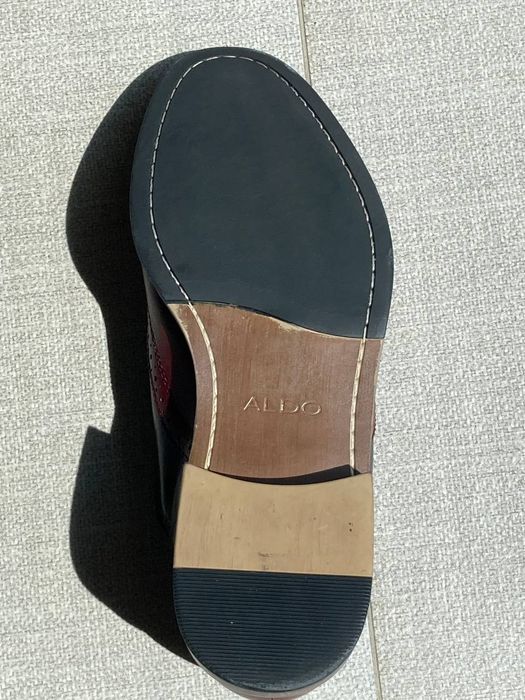 Чоловічі шкіряні туфлі ALDO двоколірні