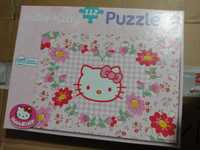 Puzzle hello kitty 112 dla dzieci 6+ 44x30