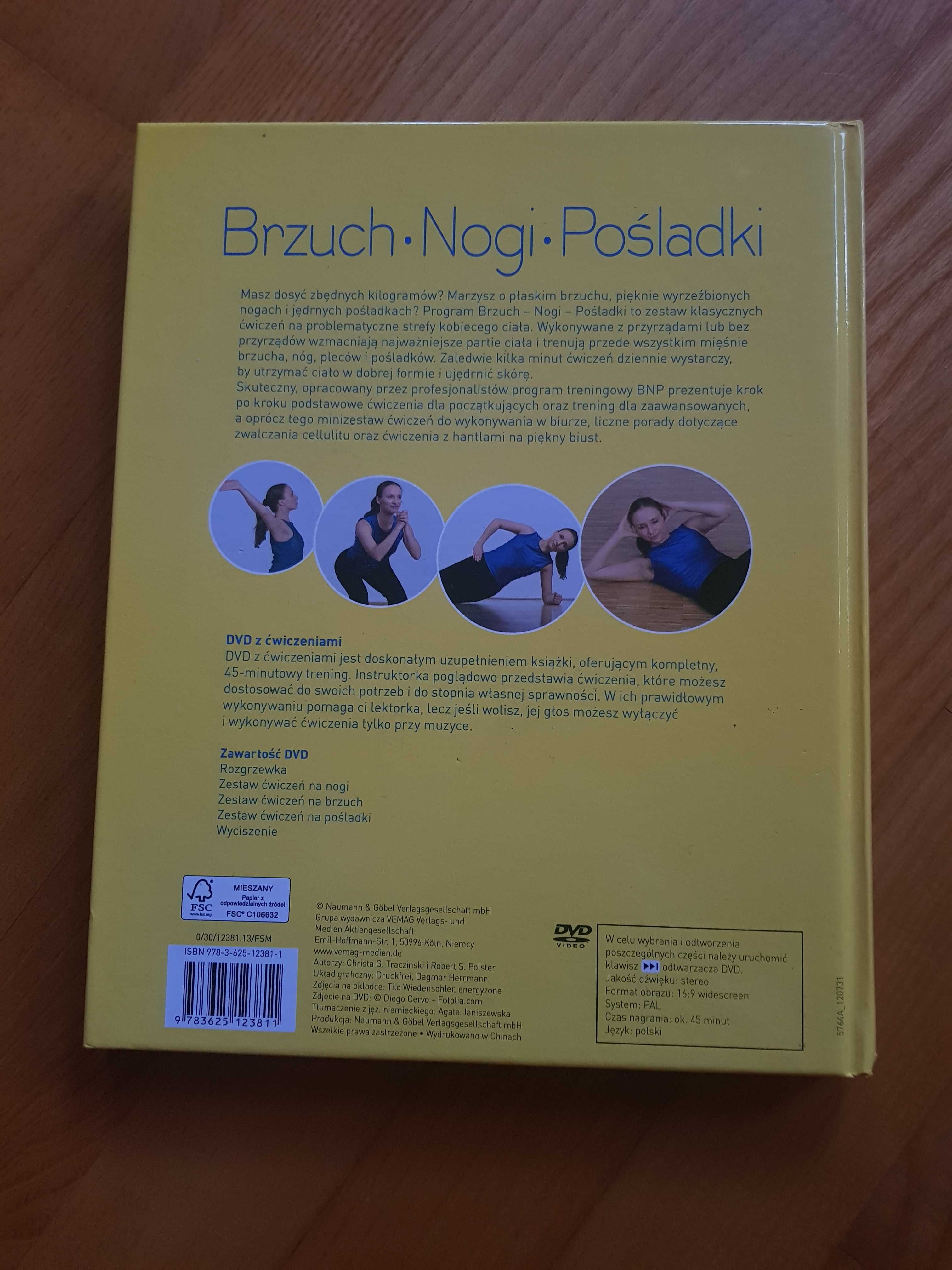 Brzuch, nogi, pośladki : skuteczny program fitness w domu + DVD