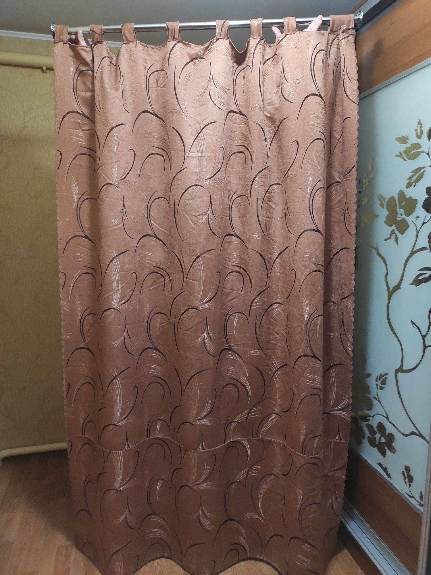Шторка в примірочну з трубкою