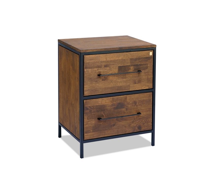 Szafka Łazienkowa Umywalkę Dąb - 60x45x80cm Loft Komoda Drewno dębowe