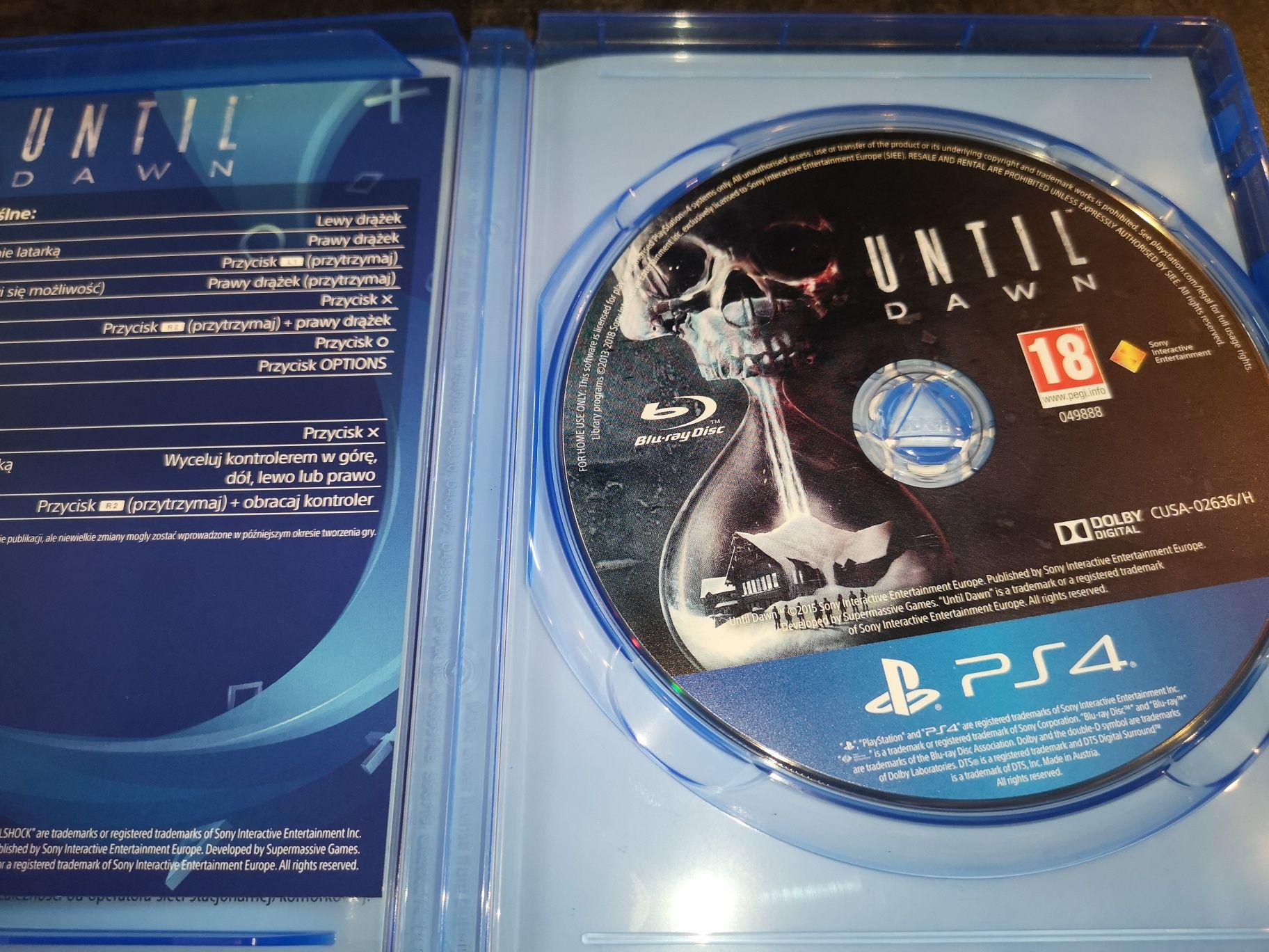 Until Dawn PS4 gra PL (jak nowa) kioskzgrami Ursus
