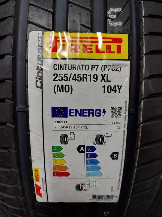 NOWE opony letnie 255/45R19 Pirelli Cinturato P7 (P7C2) MO WYSYŁKA