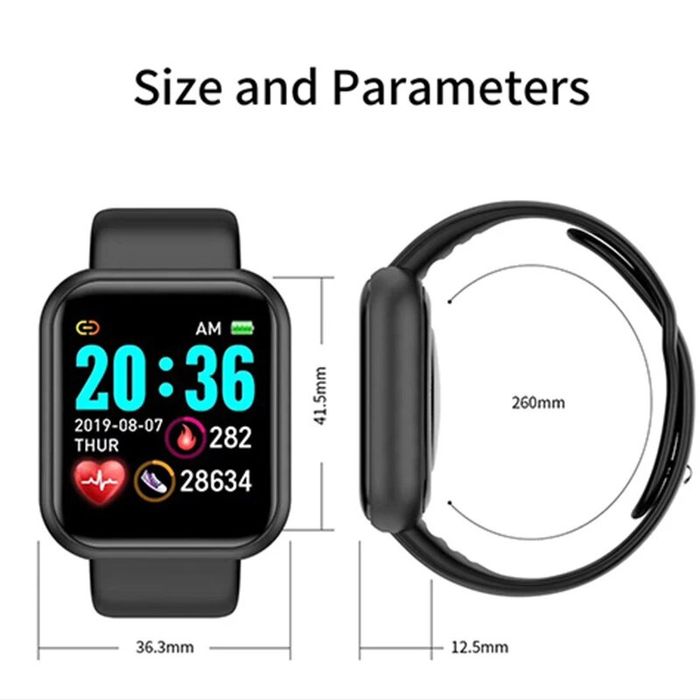 Smartwatch D20 bluetooth