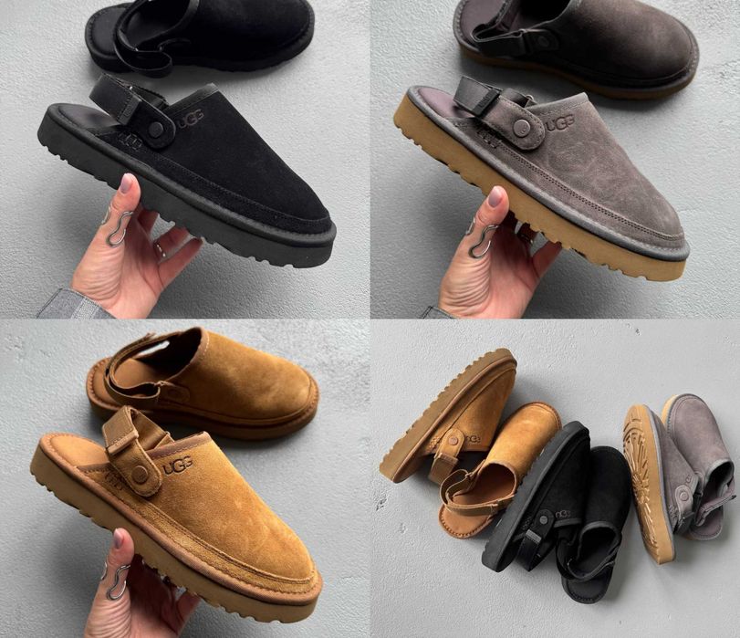 Мужские тапочки UGG Goldencoast Clog 41-45 Шлепанцы! Без Меха! Новинка