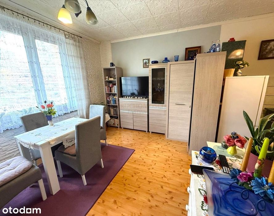 Przytulne dwupokojowe mieszkanie na parterze!