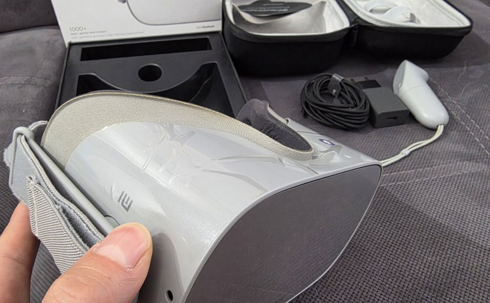 Oculus Go VR шолом віртуальної реальності, з кейсом та чохлом.