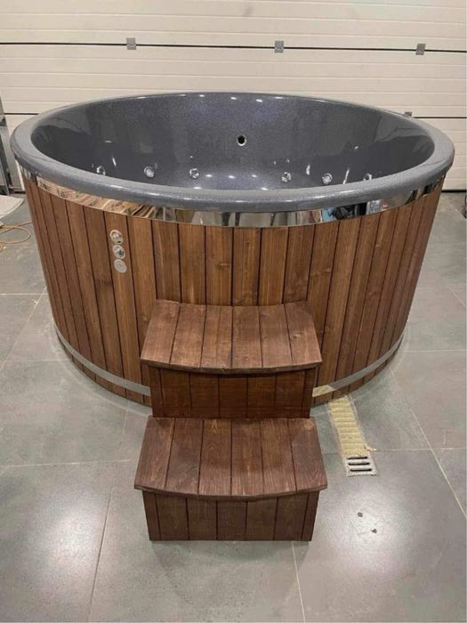 Balia ogrodowa ruska bania goraca beczka jacuzzi