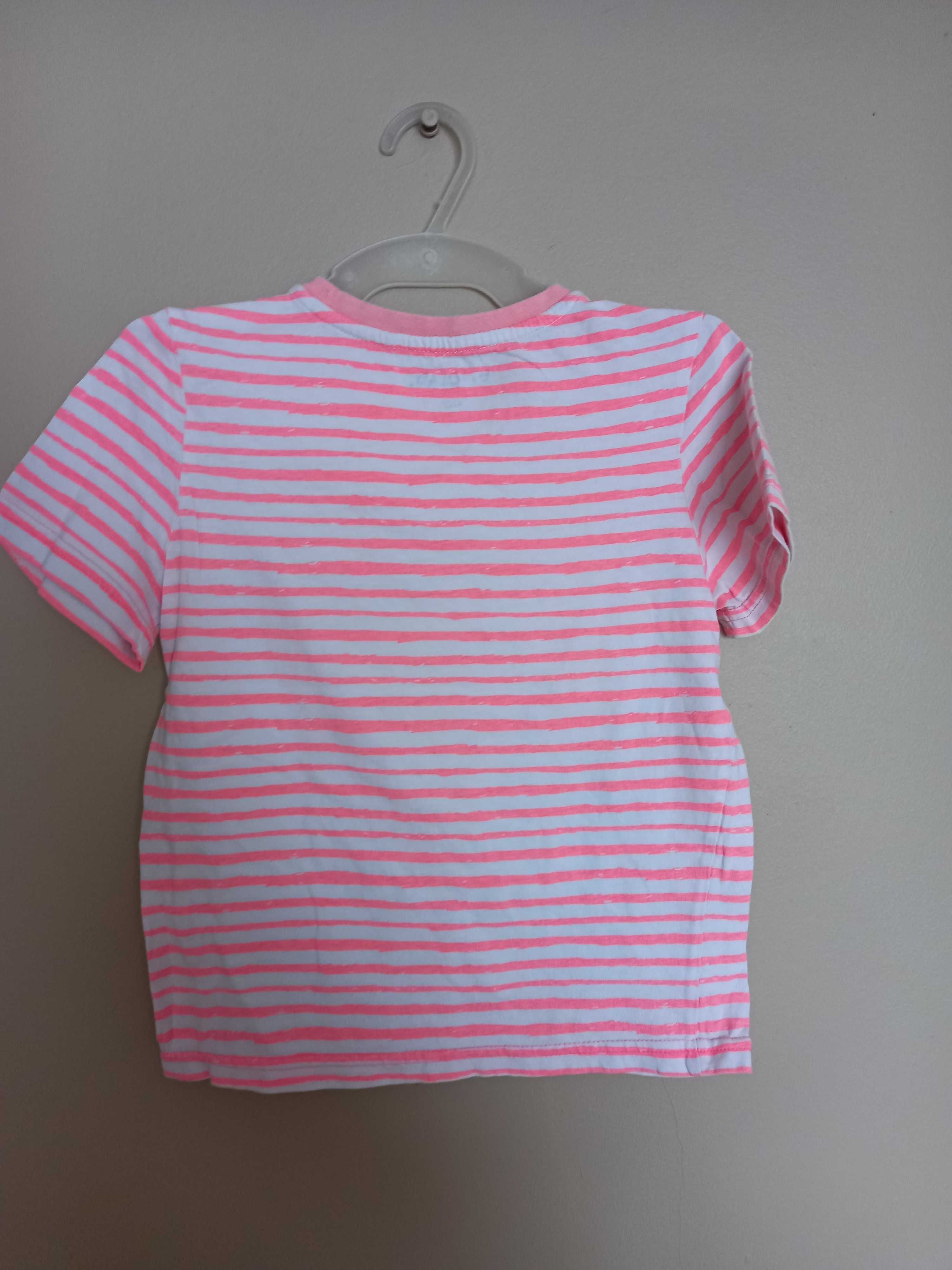 T-shirt w paski z nadrukiem 5.10.15.